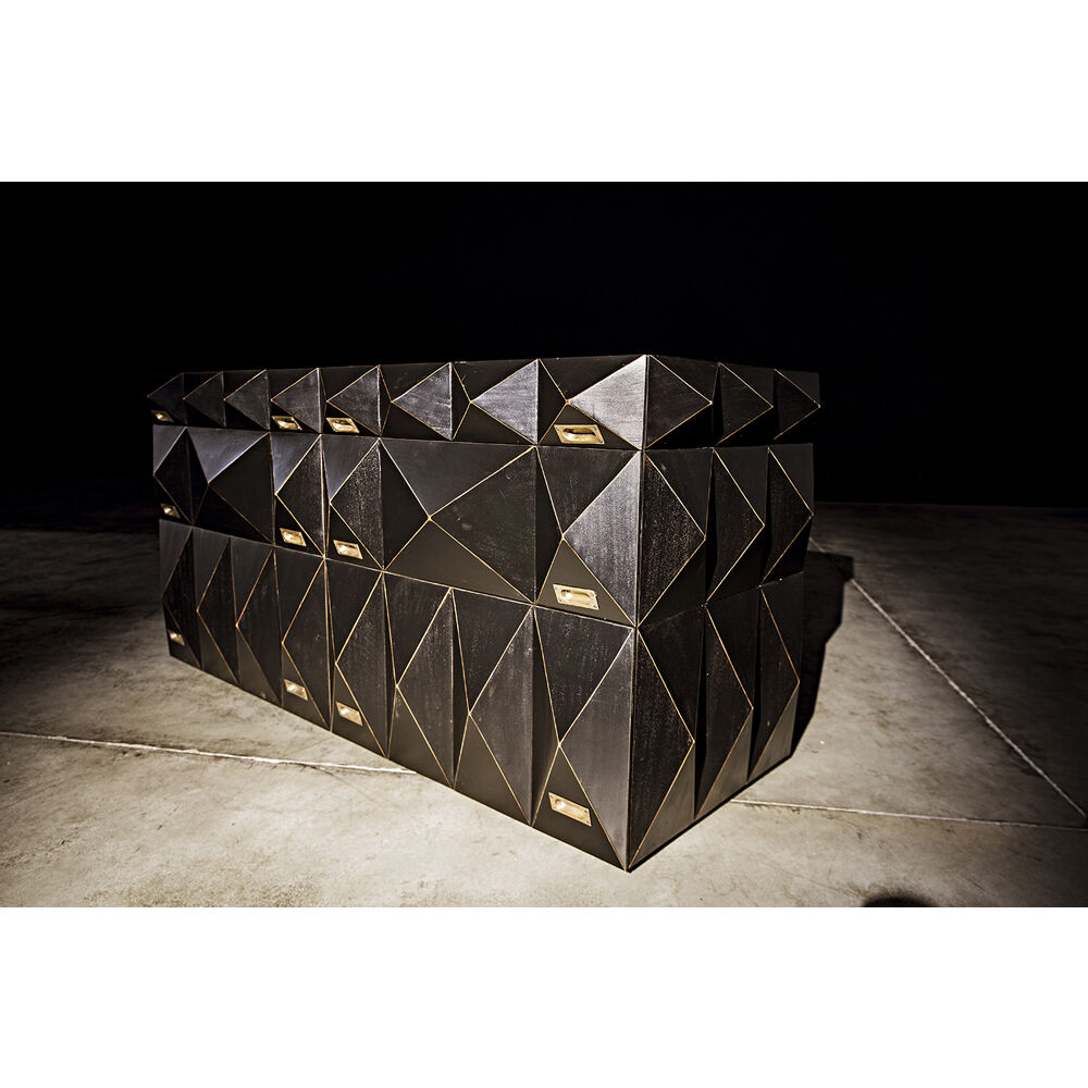 Allegra Hand Rubbed Black Dresser