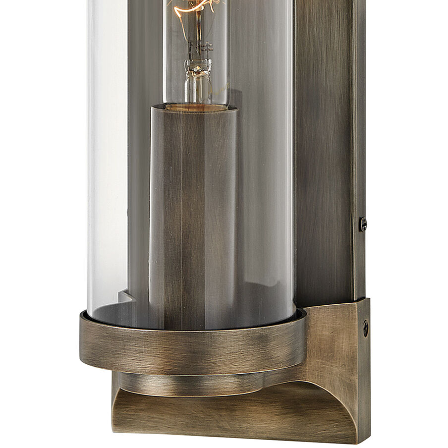 Pearson Outdoor Wall Mount Lantern in Burnished Bronze, Non-LED