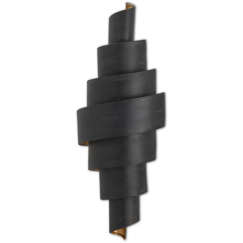 Chiffonade 2 Light 11 inch French Black/Painted Gold Wall Sconce Wall Light