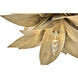 Agave LED 16 inch Burnished Gold Pendant Ceiling Light, Flush Mount
