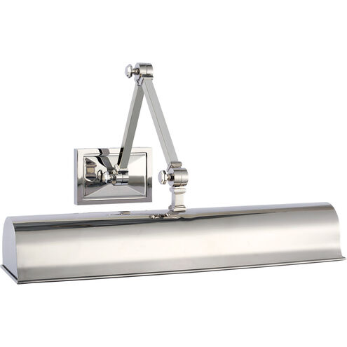 Alexa Hampton Jane 11 inch 4.00 watt Polished Nickel Double Library Light Wall Light
