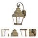 Exeter 1 Light 15.5 inch Antique Brass Outdoor Wall Lantern