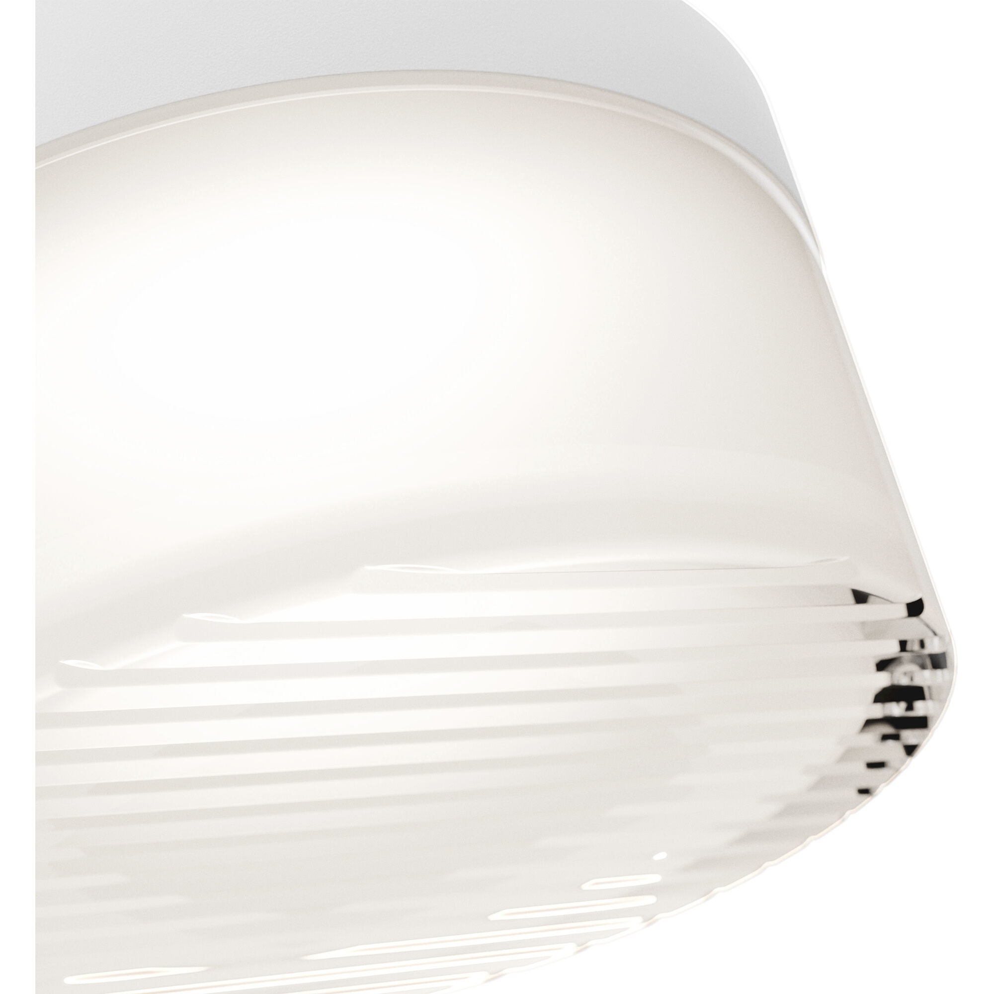Balto III LED 5.38 inch White Outdoor Flush Mount, dweLED