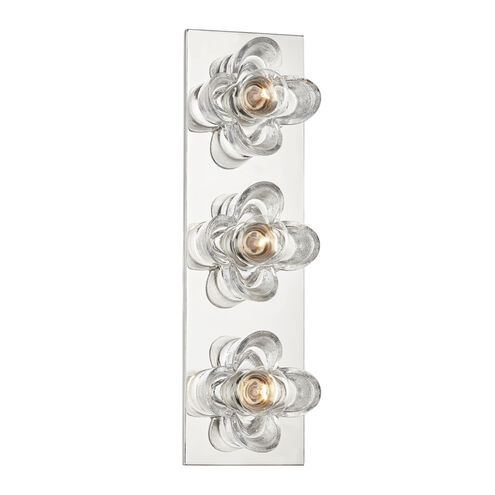 Shea 3 Light 17 inch Polished Nickel Bath And Vanity Wall Light