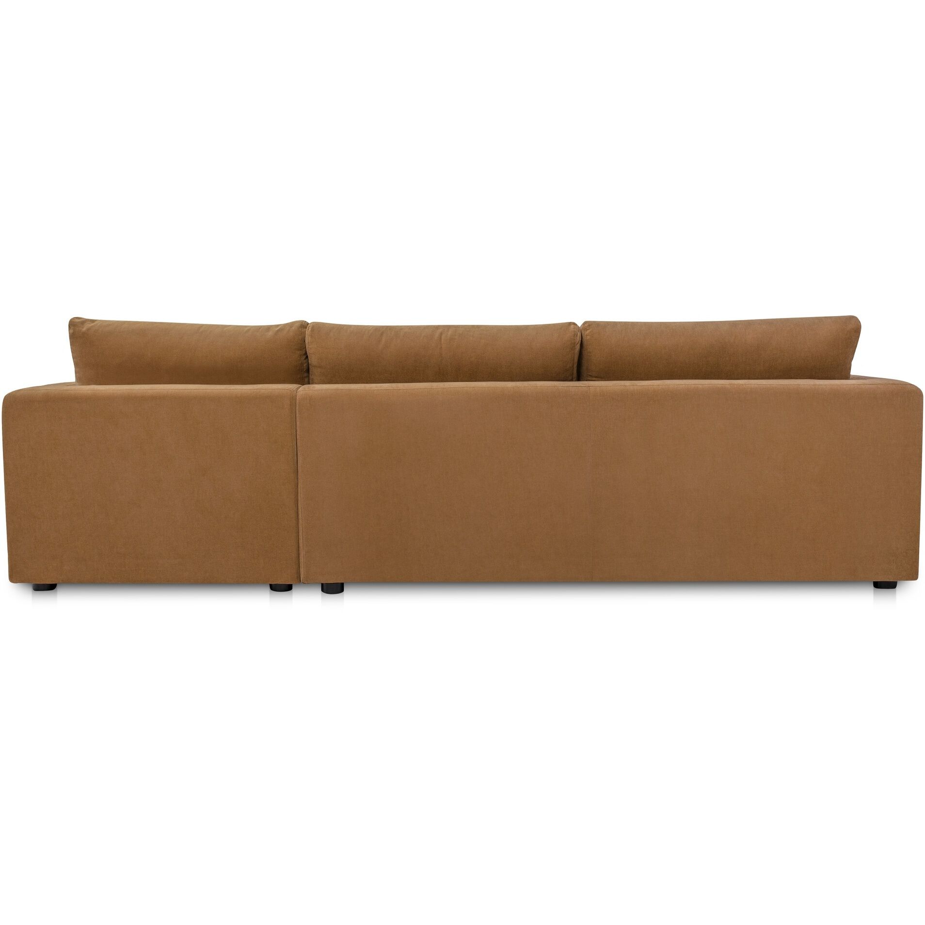 Burrow Brown Sleeper Sectional With Storage Chaise in Right, Right
