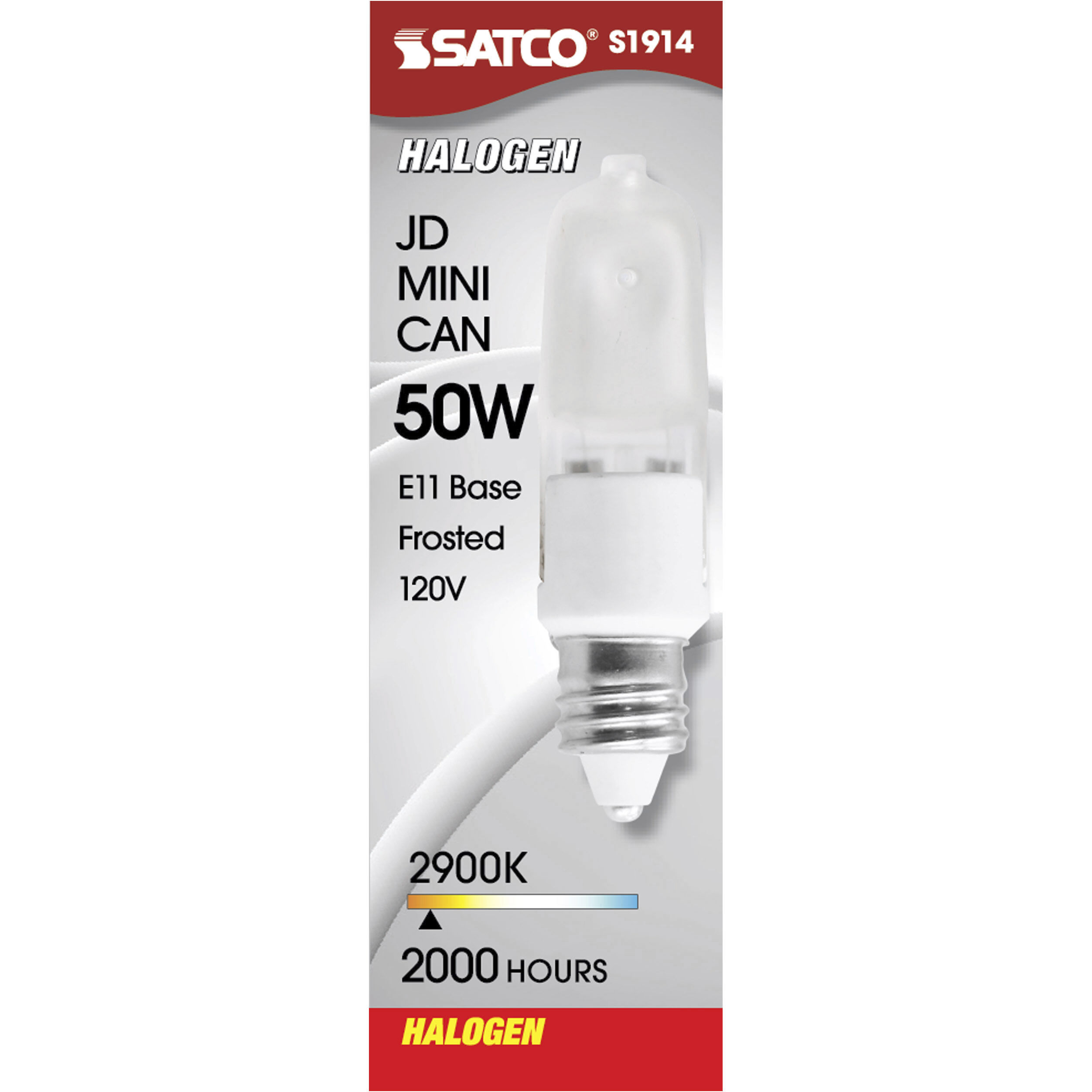 Lumos Halogen T4 Mini Cand E11 50 watt 120V 2900K Light Bulb