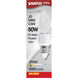Lumos Halogen T4 Mini Cand E11 50 watt 120V 2900K Light Bulb