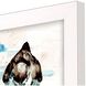 Animals Collection Blue Framed Art