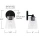 Baker 1 Light 6 inch Matte Black Sconce Wall Light