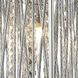 Terra 1 Light 4.72 inch Chrome Pendant Ceiling Light in 1.1