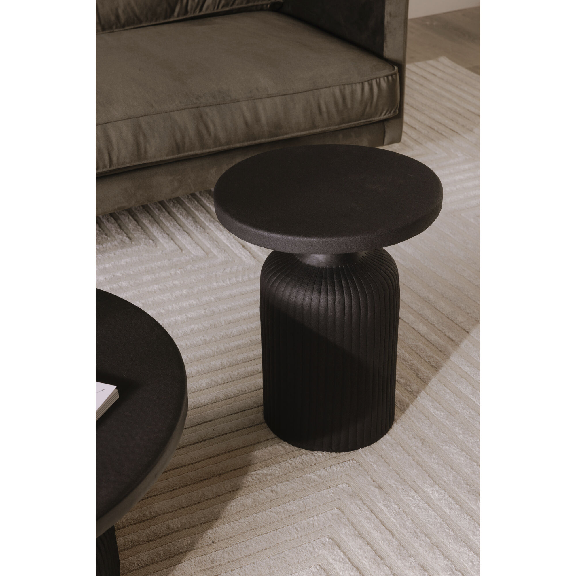 Yoli 20 X 16 inch Black Accent Table