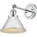 Bentley 1 Light 7 inch Chrome Bath Sconce Wall Light