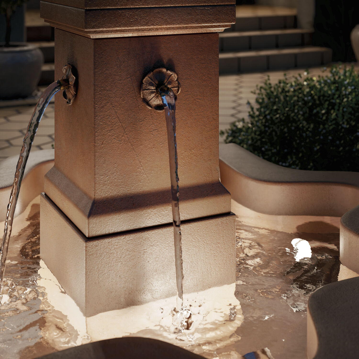 Kroft 2 Light 28 inch Black Textured Outdoor Wall, X-Large