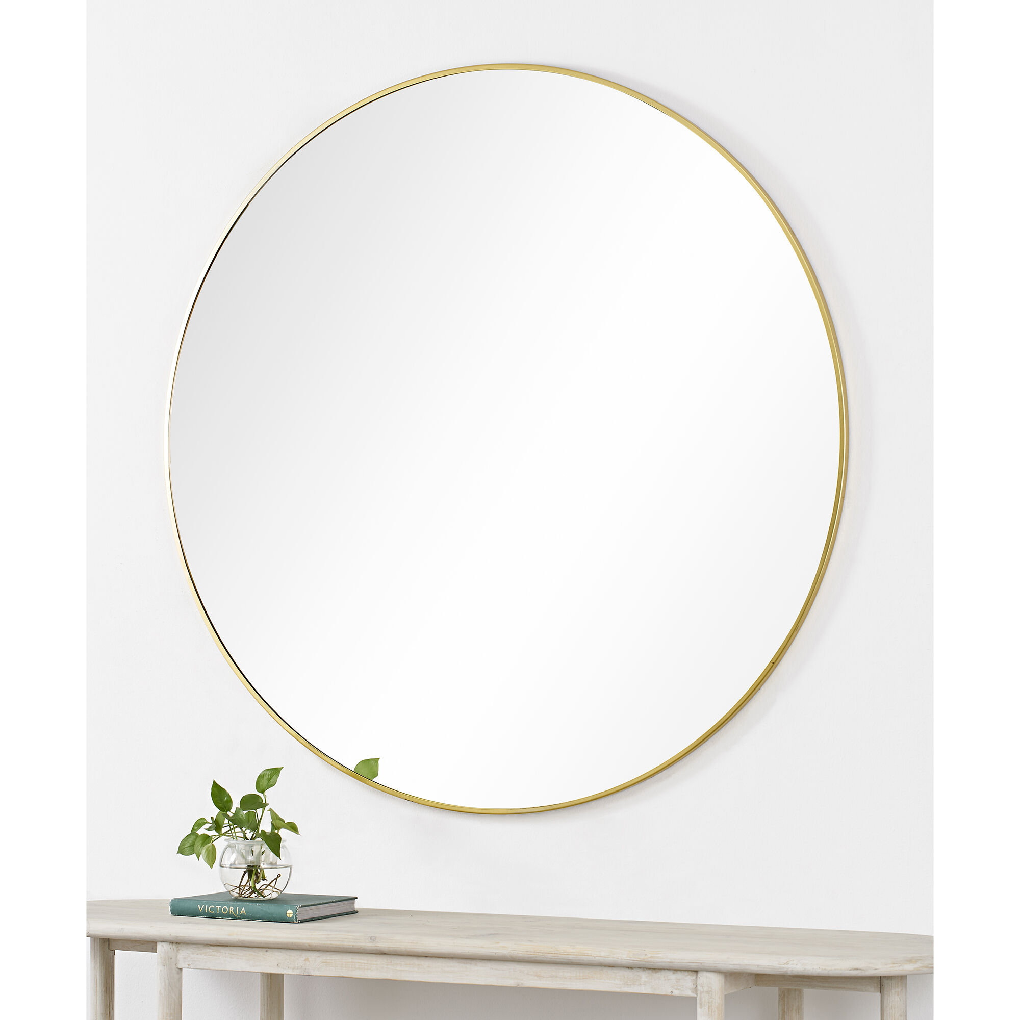 Fragoso 48 X 48 inch Gold and Clear Mirror