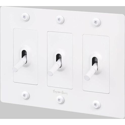 3G Toggle 120-277 White Light Switch