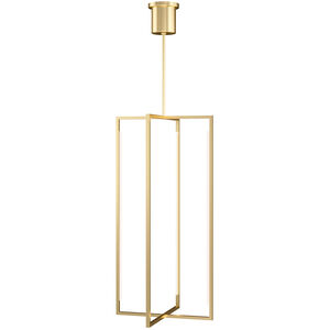 Sean Lavin Kenway LED 11 inch Natural Brass Pendant Ceiling Light, Integrated LED