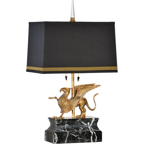 Frederick Cooper 31 inch 60.00 watt Gold Leaf/Natural Black Table Lamp Portable Light