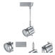Signature 1 Light 12V Brushed Steel Track Head Ceiling Light