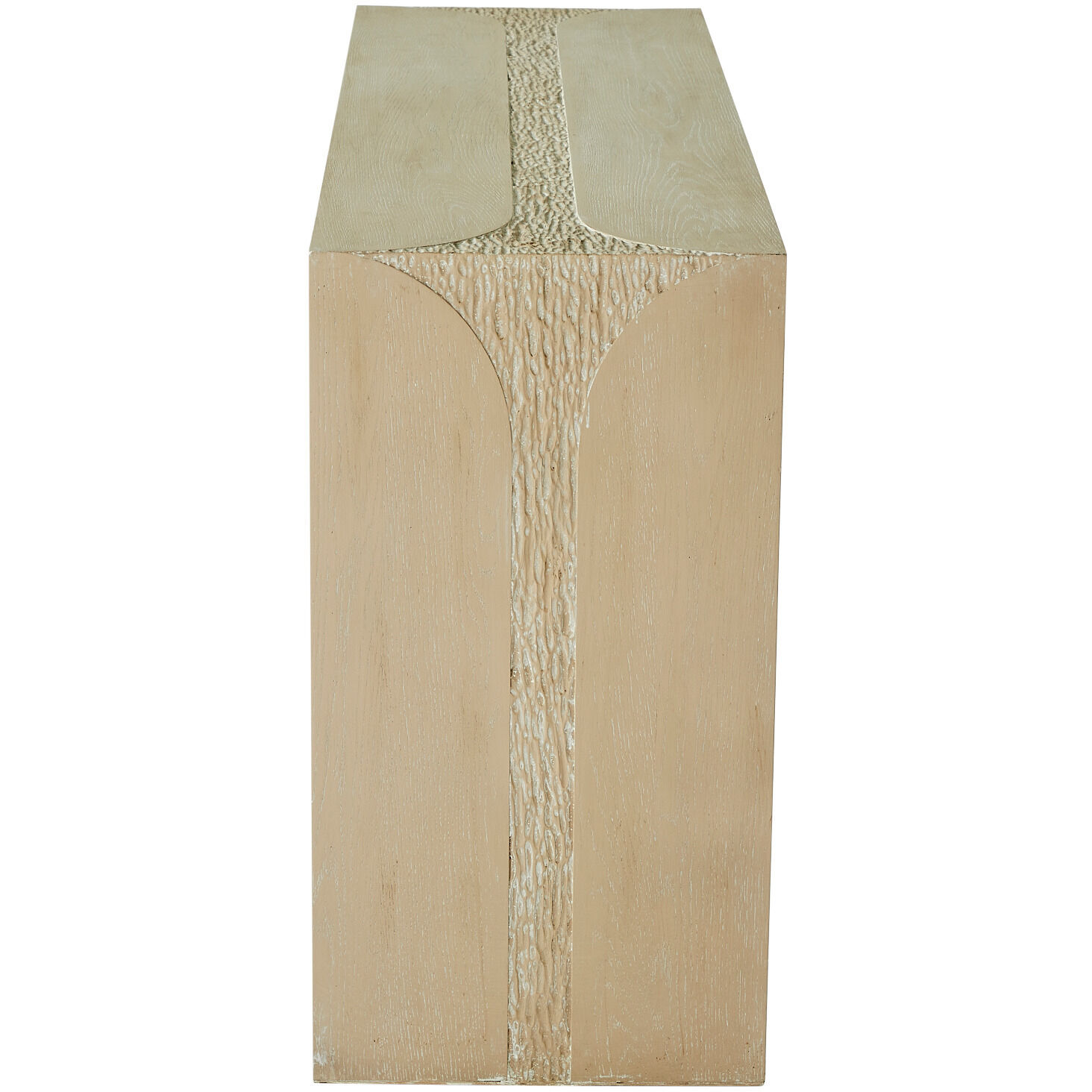 Grafton 58 X 16 inch Cerused Light Natural Console Table