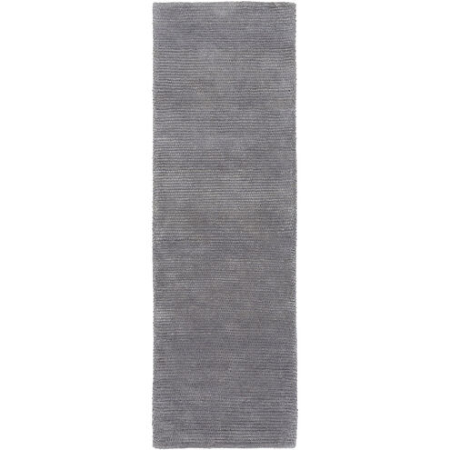 Cambria 96 X 30 inch Medium Gray, Light Gray Rug
