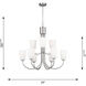 Miles 9 Light 29 inch Midnight Black Chandelier Ceiling Light