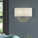 Stratton 2 Light 15 inch Soft Gold ADA ADA Sconce Wall Light