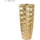 Wave 36 X 16 inch Vase in Gold, Small, Small