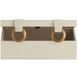 Facci 11 inch Ivory and Antique Brass Box