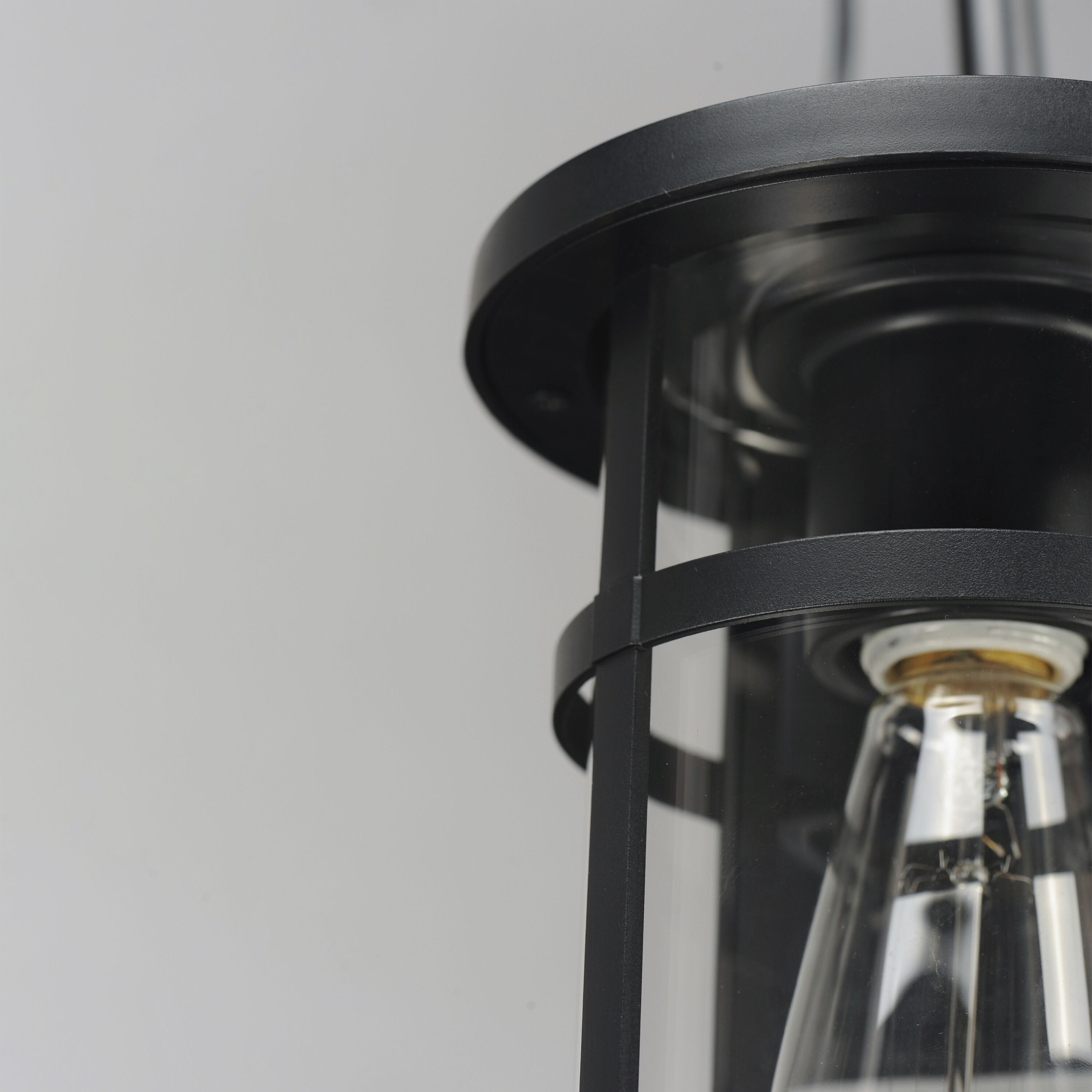 Clyde Vivex 1 Light 14 inch Black Outdoor Wall Mount