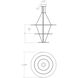 Arctic Rings LED 31 inch Bright Satin Aluminum Ring Pendant Ceiling Light