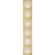 Kelly Wearstler Dichotomy LED 4.5 inch Antique-Burnished Brass ADA Sconce Wall Light
