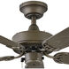 Cabana 36 inch Metallic Matte Bronze Fan, Regency Series