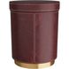 Wes 16 inch Merlot Accent Table