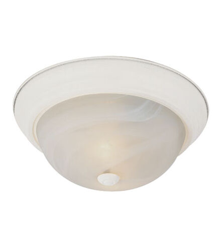 Signature 2 Light 13 inch Antique White Flush Mount Ceiling Light