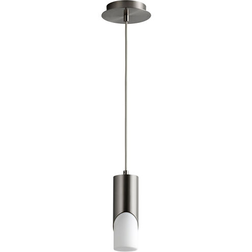 Ellipse LED 3 inch Satin Nickel Pendant Ceiling Light