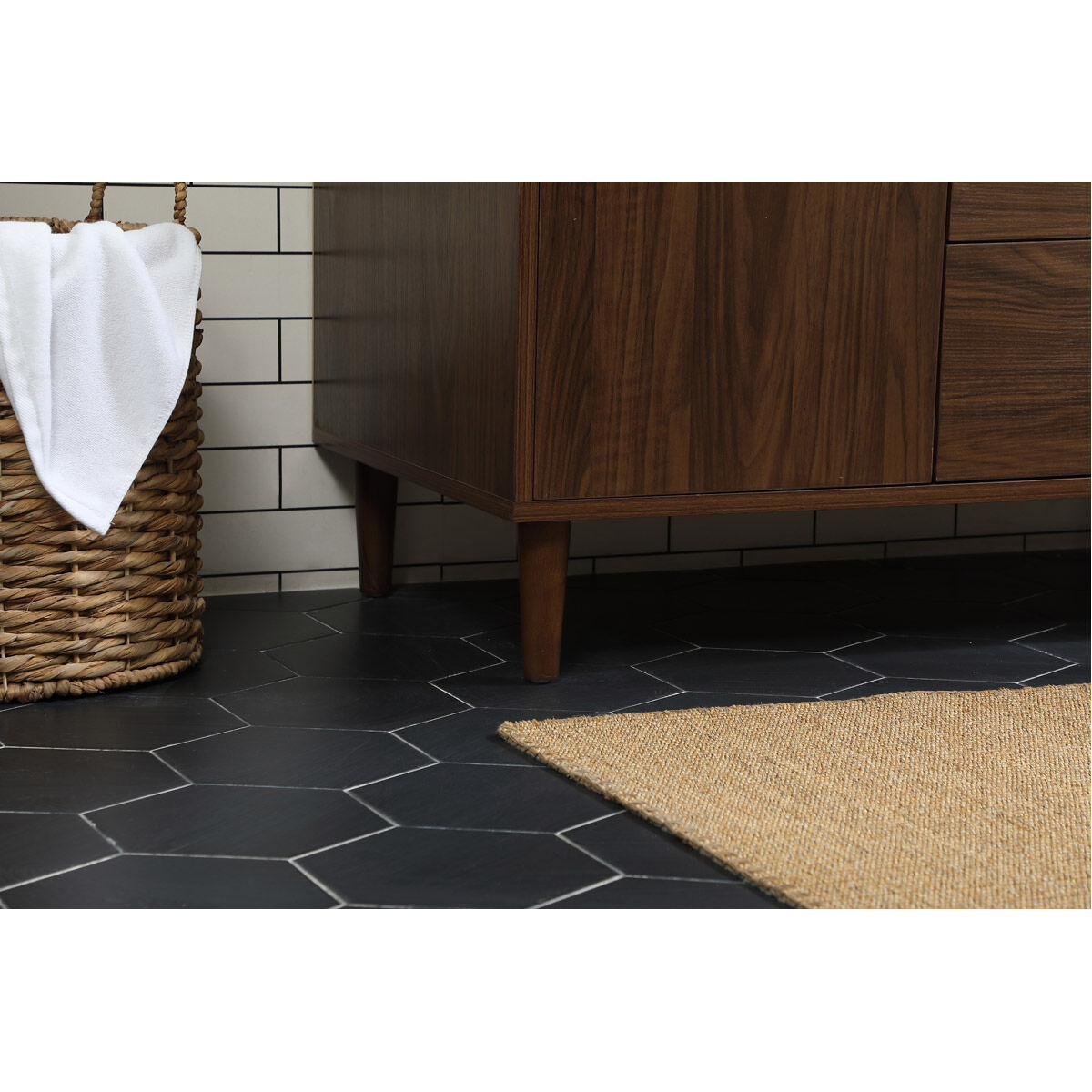 Baldwin 42 X 22 X 34 inch Walnut Vanity Sink Set