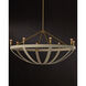 Barrington 8 Light 48 inch Brushed Brass Chandelier Ceiling Light