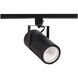 Silo 1 Light 120 Black Track Head Ceiling Light in 3500K, L Track