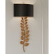 Birdwood 2 Light 16 inch Satin Black Wall Sconce Wall Light