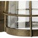 Prairie 1 Light 14 inch Burnished Chestnut Outdoor Wall Lantern, Large