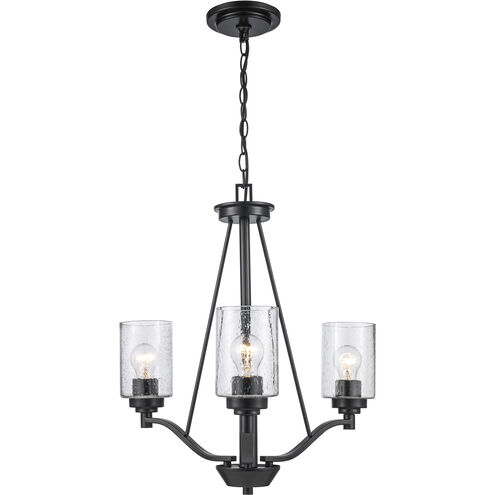 Mod Pod 3 Light 21 inch Black Chandelier Ceiling Light
