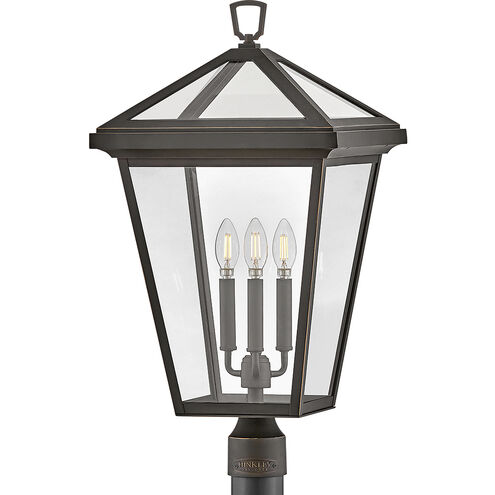 Estate Series Alford Place LED 26 inch Oil Rubbed Bronze Outdoor Post Mount Lantern