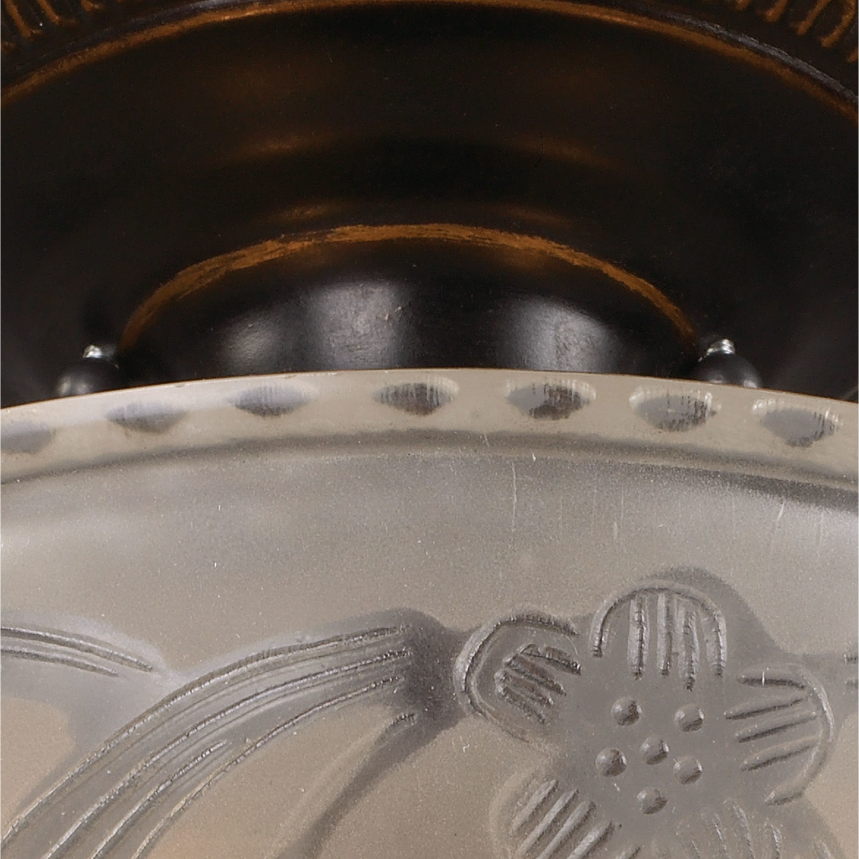 Restoration 3 Light 11 inch Antique Golden Bronze Semi Flush Mount Ceiling Light