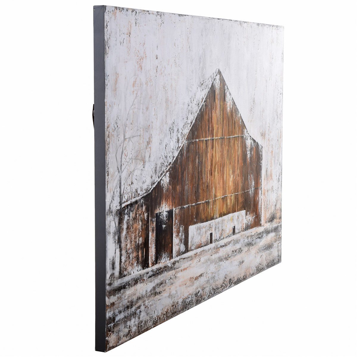 Aged Barnhouse Multi-Color Canvas Wall Art