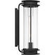 Vessaro 1 Light 21 inch Sand Coal Black Outdoor Wall Sconce
