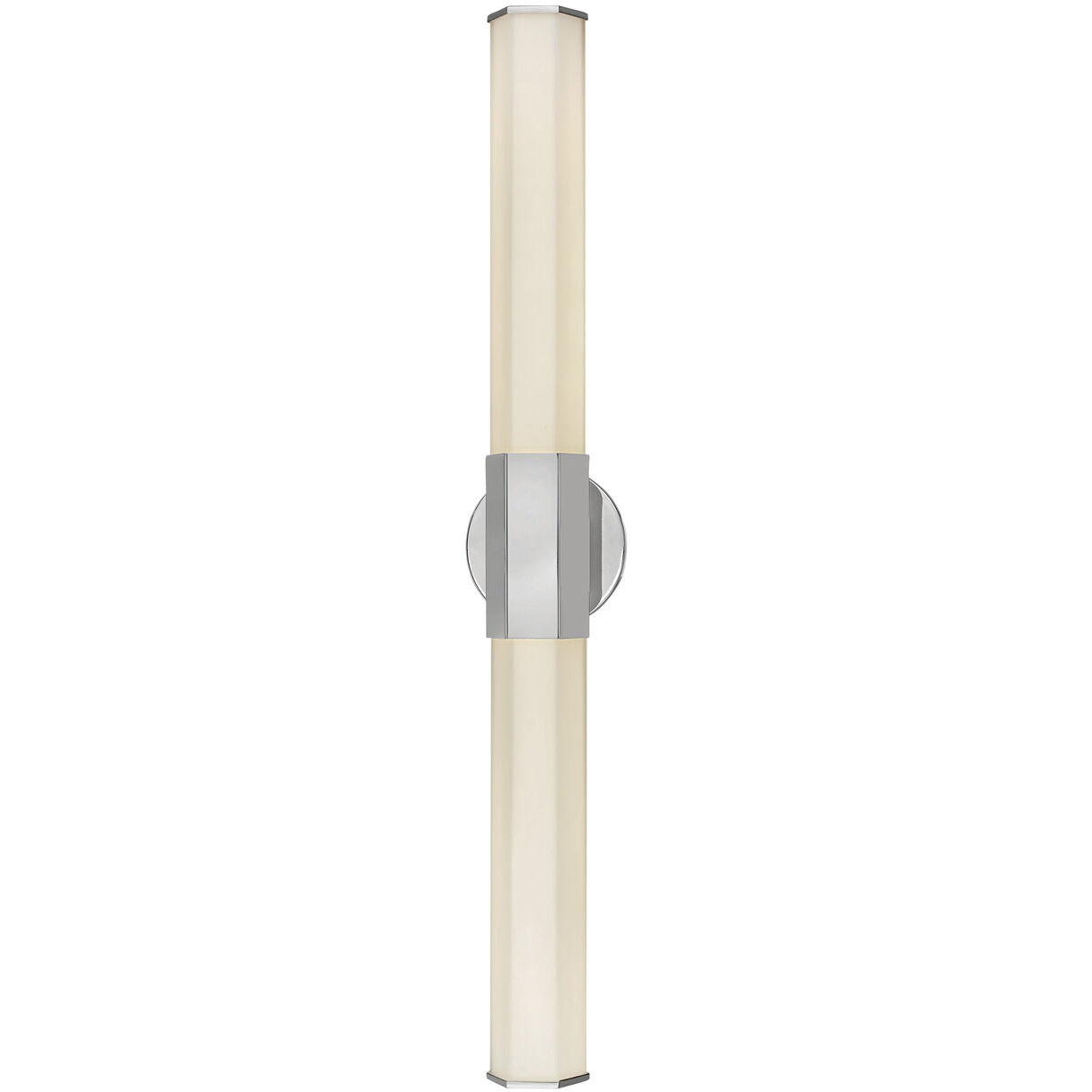 Facet LED 32 inch Polished Nickel Vanity Light Wall Light, Vertical