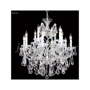 Maria Theresa Royal 13 Light 26 inch Silver Crystal Chandelier Ceiling Light, Royal