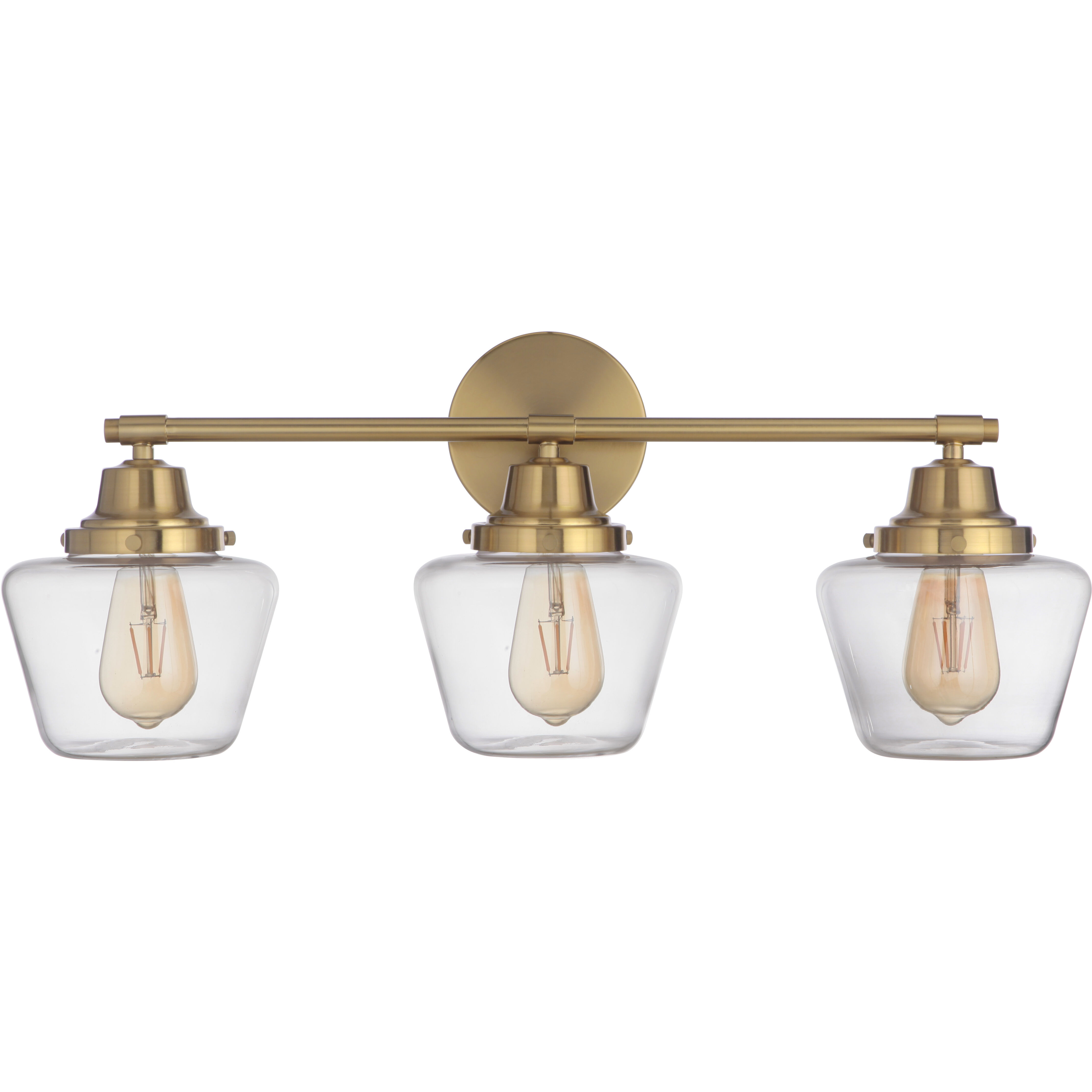 Neighborhood Essex 3 Light 28 inch Satin Brass Vanity Light Wall Light, Neighborhood Collection