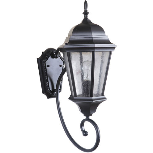 Newberg 1 Light 23 inch Midnight Outdoor Wall Mount, Medium