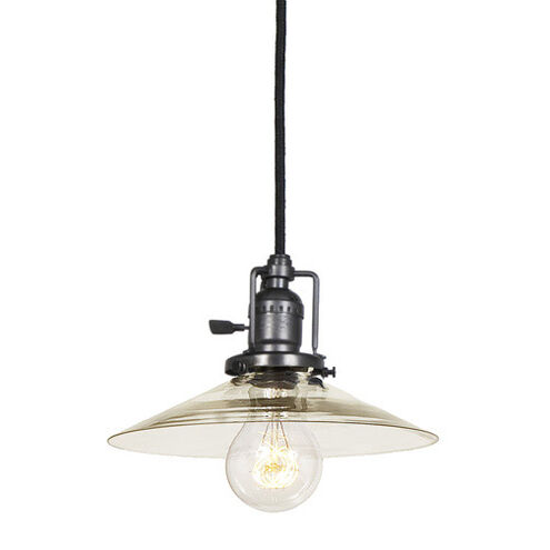 Union Square 1 Light 8 inch Gun Metal Pendant Ceiling Light